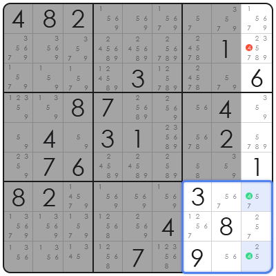 sudoku number combinations